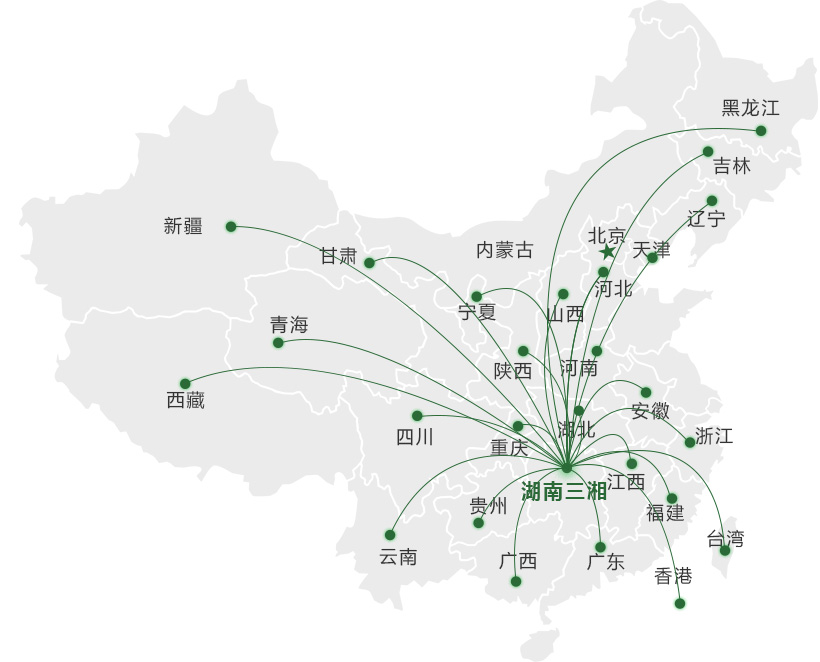 全国分布地图